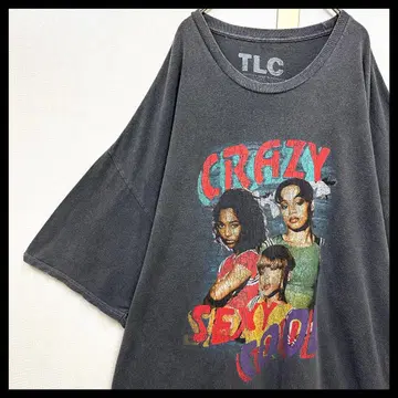 TLC 티셔츠 티 엘씨 밴딩 티 힙합 힙합 XL
