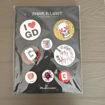 BIGBANG G-DRAGON 지용 캔뱃지 공식 굿즈