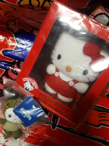 키티 봉제 인형 세트 USJ 45주년 기념 KITTY