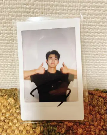 2PM 태경 온라인 쿠지 sweety 사인 포함 폴라로이드 사진