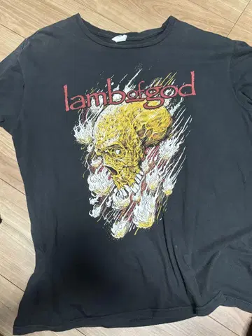 LAMB OF GOD 밴드 티셔츠 그랑지 y2k
