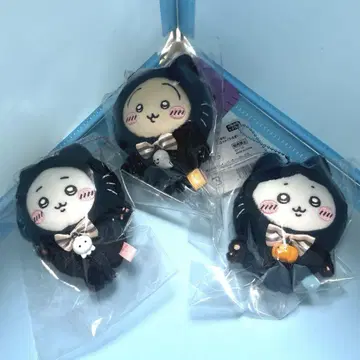 치이카와 하치와레 토끼 검은 고양이 마스코트 할로윈 키링