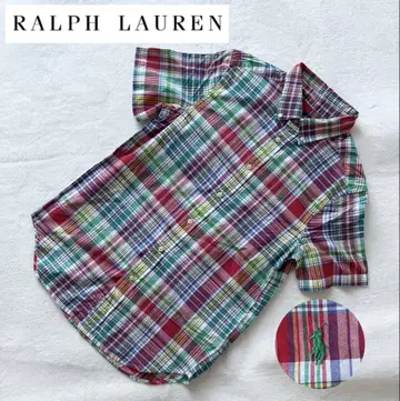 Ralph Lauren 랄프 로렌 체크 코튼 BD 반팔 셔츠