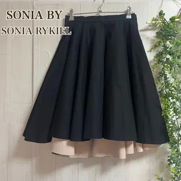 SONIA BY SONIA RYKIEL 소니아 리키엘 플레어 스커트 블랙