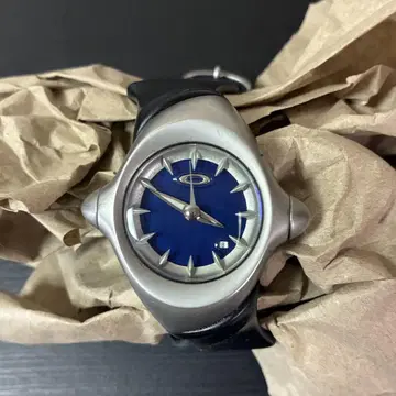 Oakley 크러쉬 러버 벨트 시계 파랑