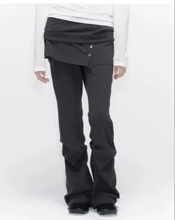 미세키 서울 드레이프 셔츠 스커트 팬츠