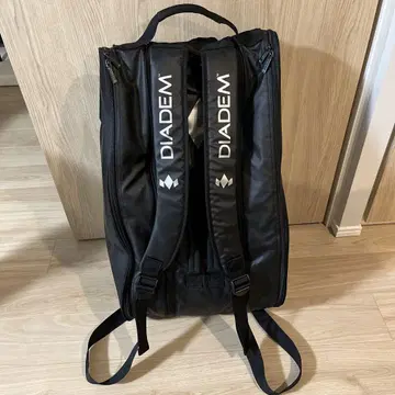 DIADEM 테니스 라켓 백 블랙