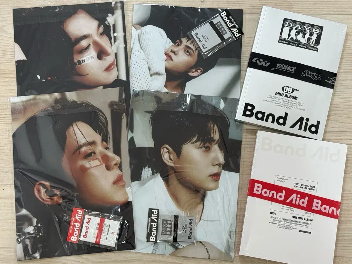 DAY6 Album Band-Aid Sealed Set + Pre-order Benefit