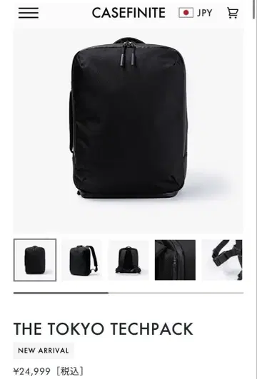 CASEFINITE THE TOKYO TECHPACK 블랙