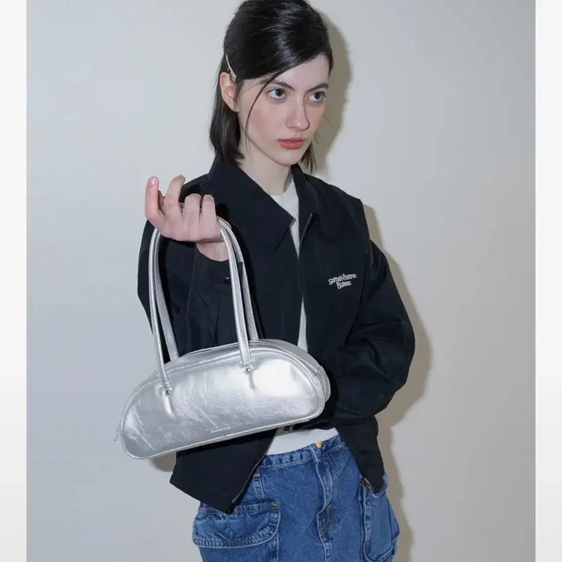 Free shipping) Somewhere Butter Wave Logo Eco Bag on Bunjang