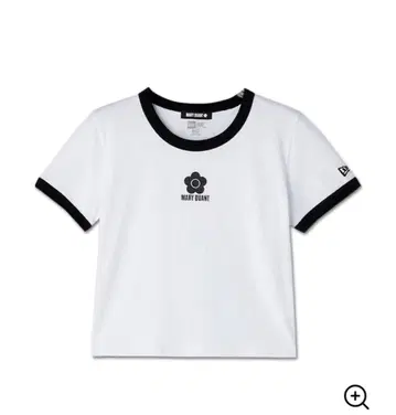 MARY QUANT NEW ERA 반팔 티셔츠 화이트 메루카리 최저가