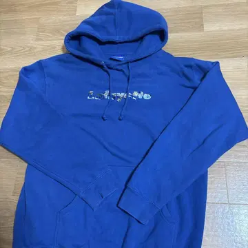 Lafayette 라파예트 로고 풀오버 후드티 L 사이즈 블루