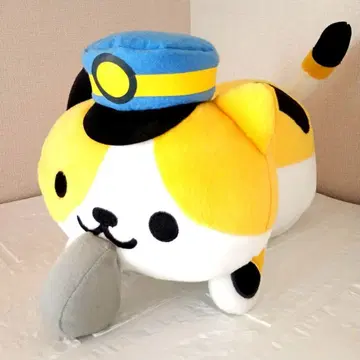 고양이 모으기 거대한 봉제 인형 역장님