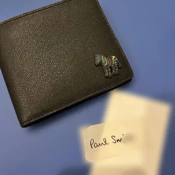 폴스미스 PAULSMITH 두겹 지갑 WALLET COIN 블랙