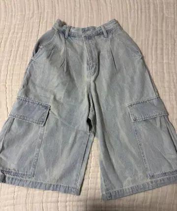 Anui 아누이 하프 데님 하프 팬츠 코기뭄 블루 S