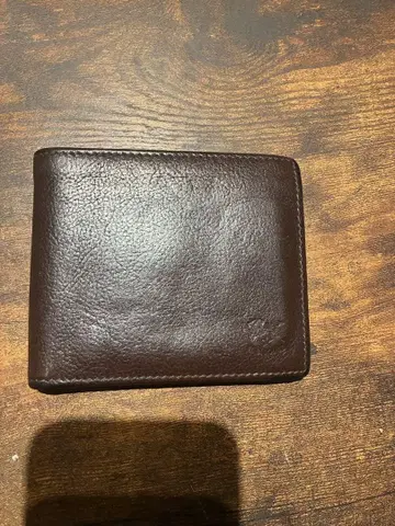 다크 브라운 두겹 지갑 일비종떼