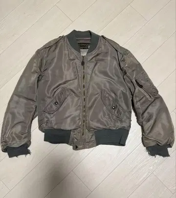 50s 블랙 택 L2-B 플라이트 자켓 L ma-1