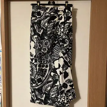 MARELLA 롱 타이트 스커트 린넨 혼방 랩 스커트 팔레오 스커트