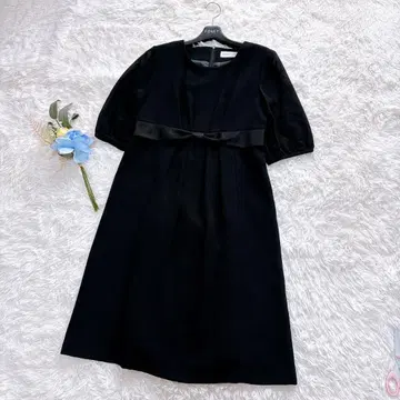 료코키쿠치 블랙 포멀 원피스 리본 예복 11호