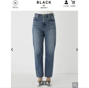 BLACK by moussy KONA 26인치 스트레이트 데님