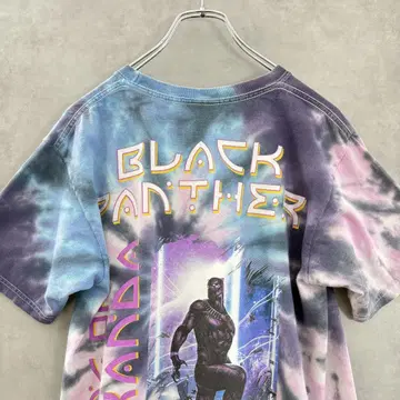 Marvel Black Panther 블랙 팬서 타이다이 티셔츠 M