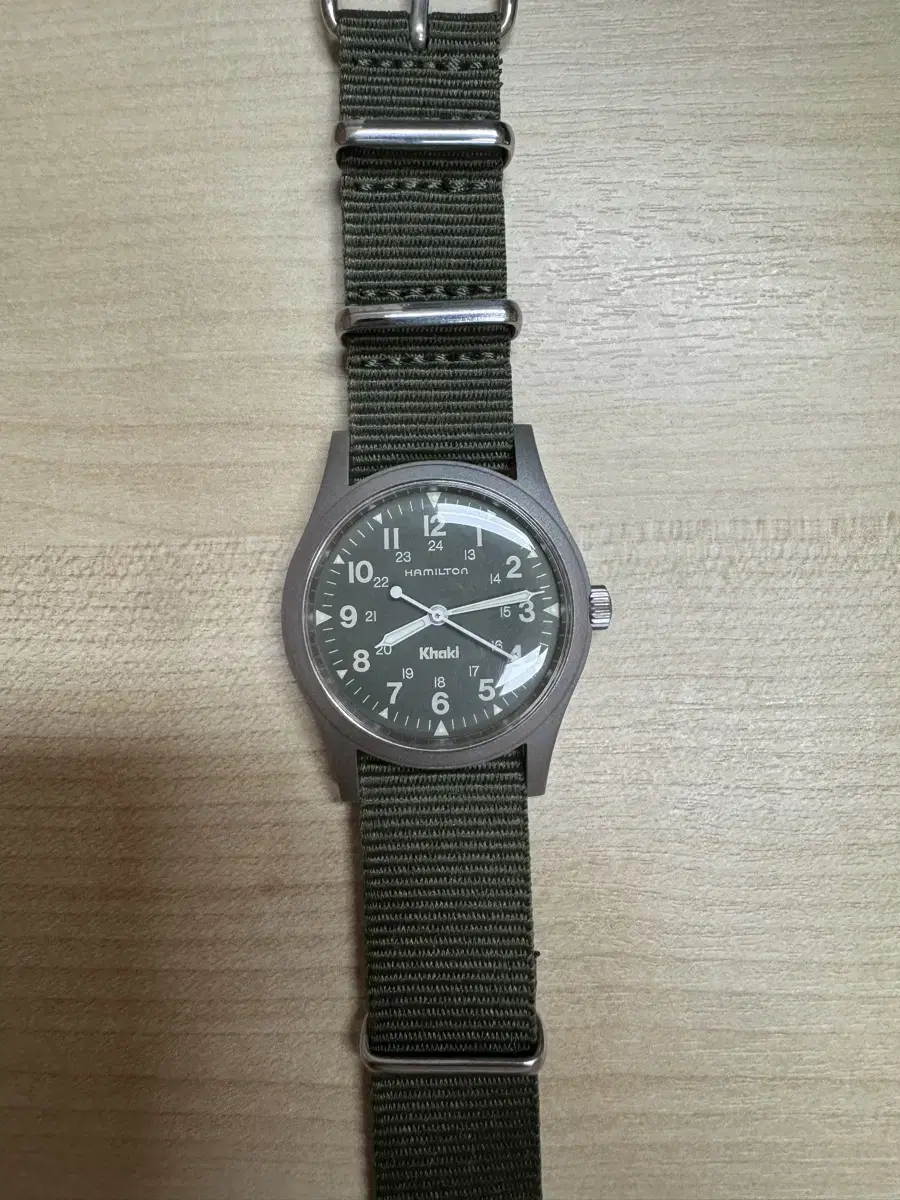 Hamilton Khaki Field 9415A (Green Dial)