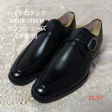 하이드로테크 HYDROTECH 버클이 달린 몽크 슈즈 블랙 [미사용]