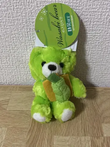 그린 컬러의 곰 마스코트, 지역 특산품 베어 시즈오카 와사비