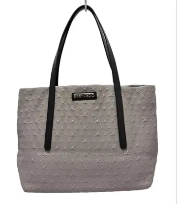 '새상품급' JIMMYCHOO 핌리코 스터드 스타 토트백 가죽