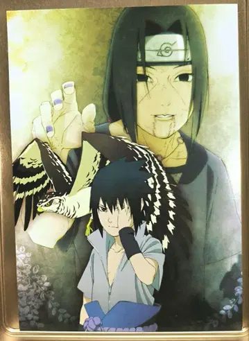 NARUTO! 희귀품! 우치하 이타치 우치하 사스케 빅 엽서