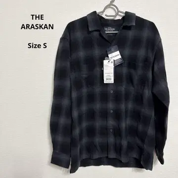 THE ALASKAN 블랙 플란넬 셔츠 S 사이즈 나노 유니버스