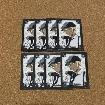 명탐정 코난 아마무 토오루 흑백 스티커
