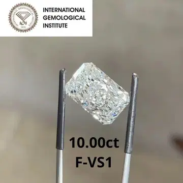 10.00ct F-VS1 라디언트 라보 그로운 다이아몬드