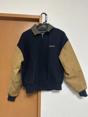 XLARGE 네이비 베이지 자켓 M