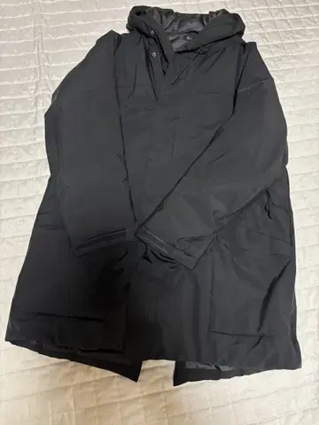 하시모토 준 충전솜 롱 코트