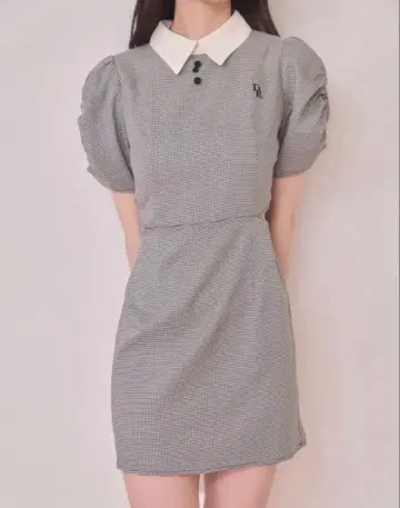 Desir et Raison 데지 스타일업 폴로 원피스 / 체크