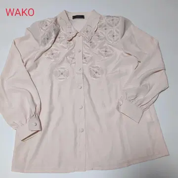 WAKO GINZA 와코 블라우스 세련된 레트로
