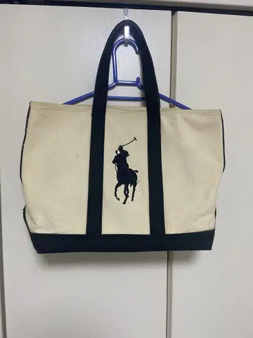 Ralph Lauren 토트백 베이지/블랙