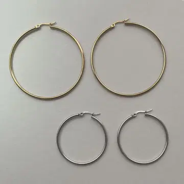 CENE 후프 귀걸이 SET