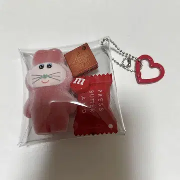 가챠 파우치 빨간색 무뉴 프레스 버터 샌드