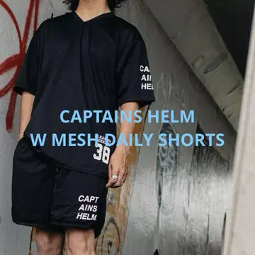 새상품급 캡틴스 헬름 W MESH DAILY SHORTS 블랙 M