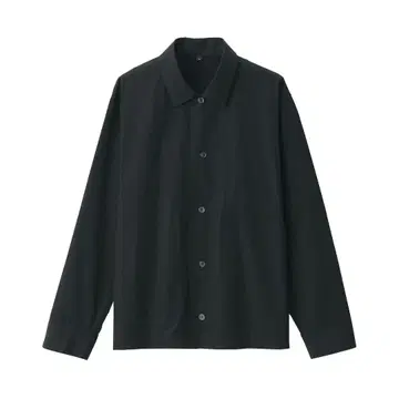 MUJI Labo 코튼 셔츠 자켓 XL 블랙 미사용품