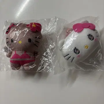 헬로키티 봉제 인형 에모쿤 공 체인 2 일광화상 갸루