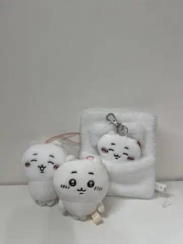 치이카와 (먼작귀) 패스 케이스 봉제 인형 스트랩
