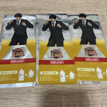 테니스의 왕자님 라운드 원 스탠디 코스터 마다 3장