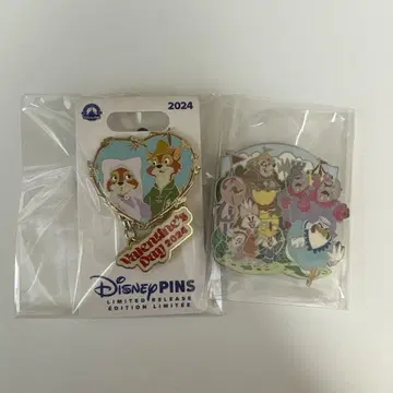 디즈니 캘리포니아 디즈니 로빈 후드 & 마리안 공주 핀 배지