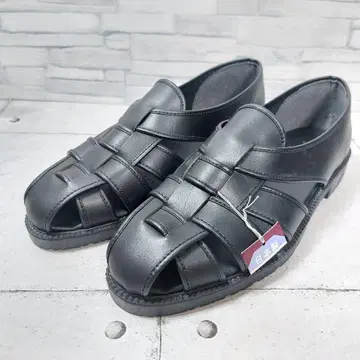 컨디션 최상] 글로벌 클럽 구르카 샌들 가죽 블랙