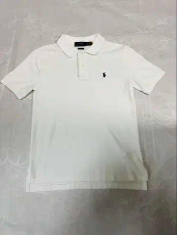 폴로 랄프 로렌 피케 셔츠 화이트 M 현행 모델