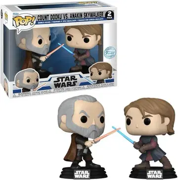 Funko POP! 스타워즈 두쿠 백작 vs 아나킨 2PK