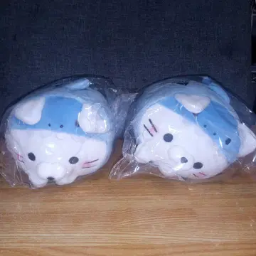 아쿠아 월드 냥코 오아라이 수족관 코로코로 냥코 2개